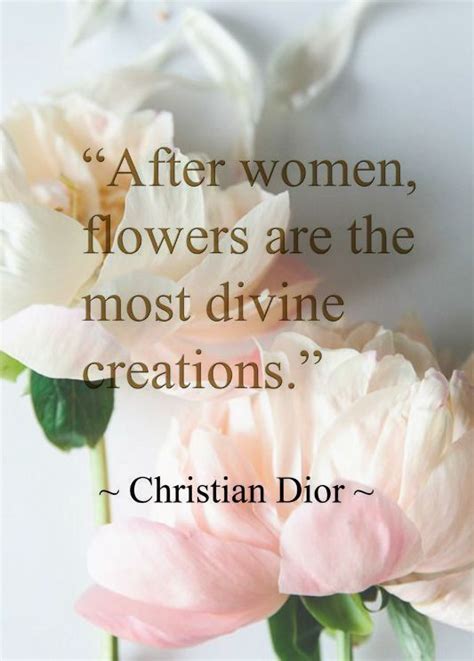 dior woman shape flower quote|christian dior fashion quotes.